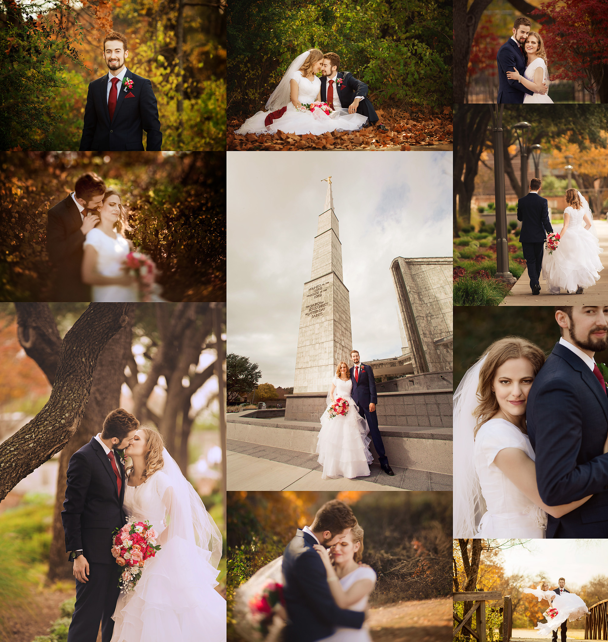 dallas LDS mormon temple wedding portraits photographer