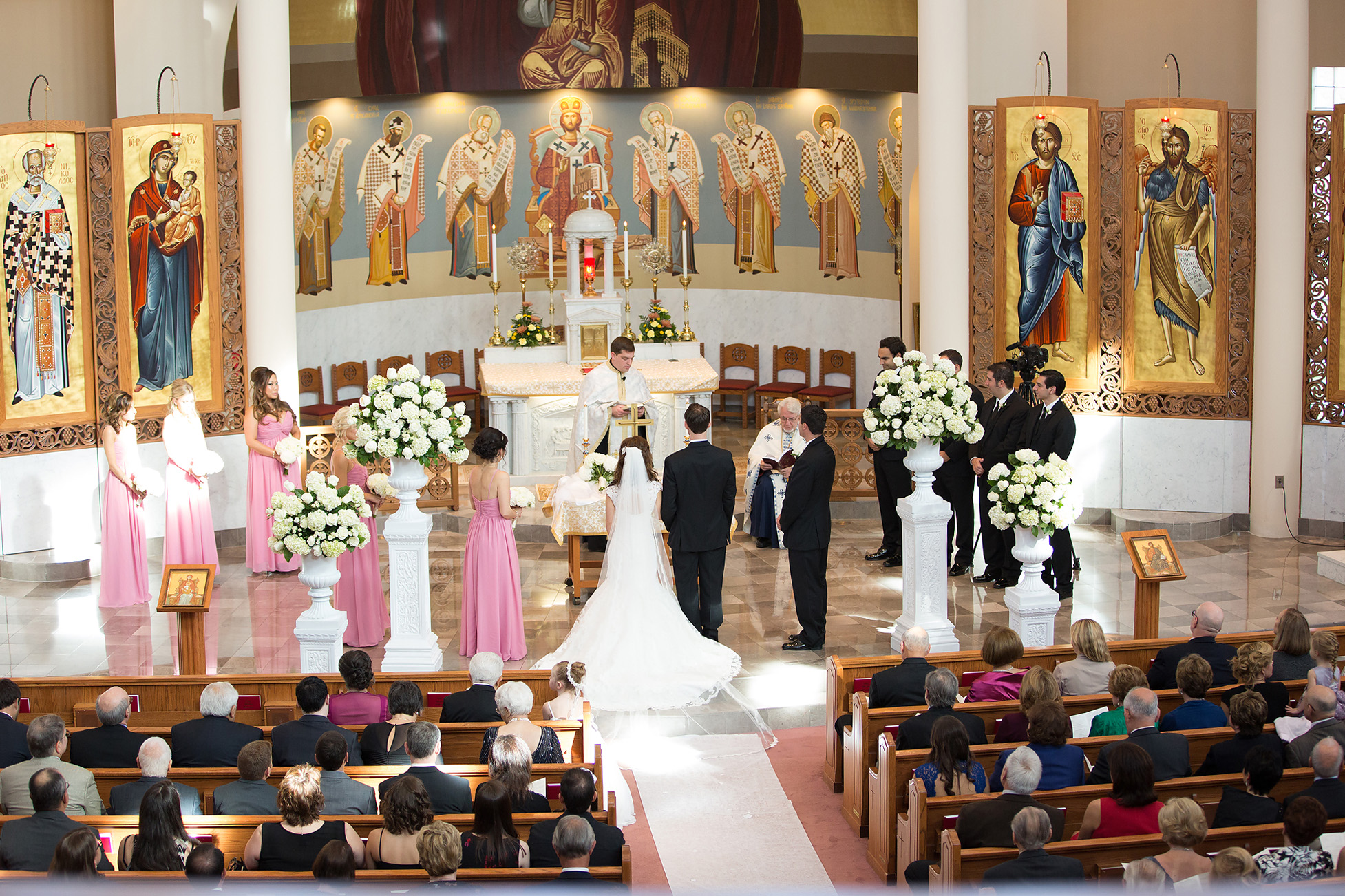michigan greek wedding ceremony photography