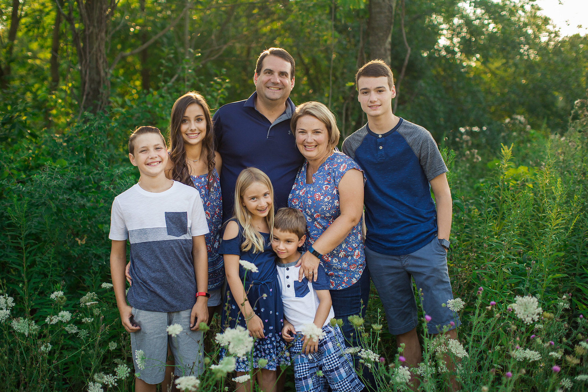 michigan outdoor family photo session