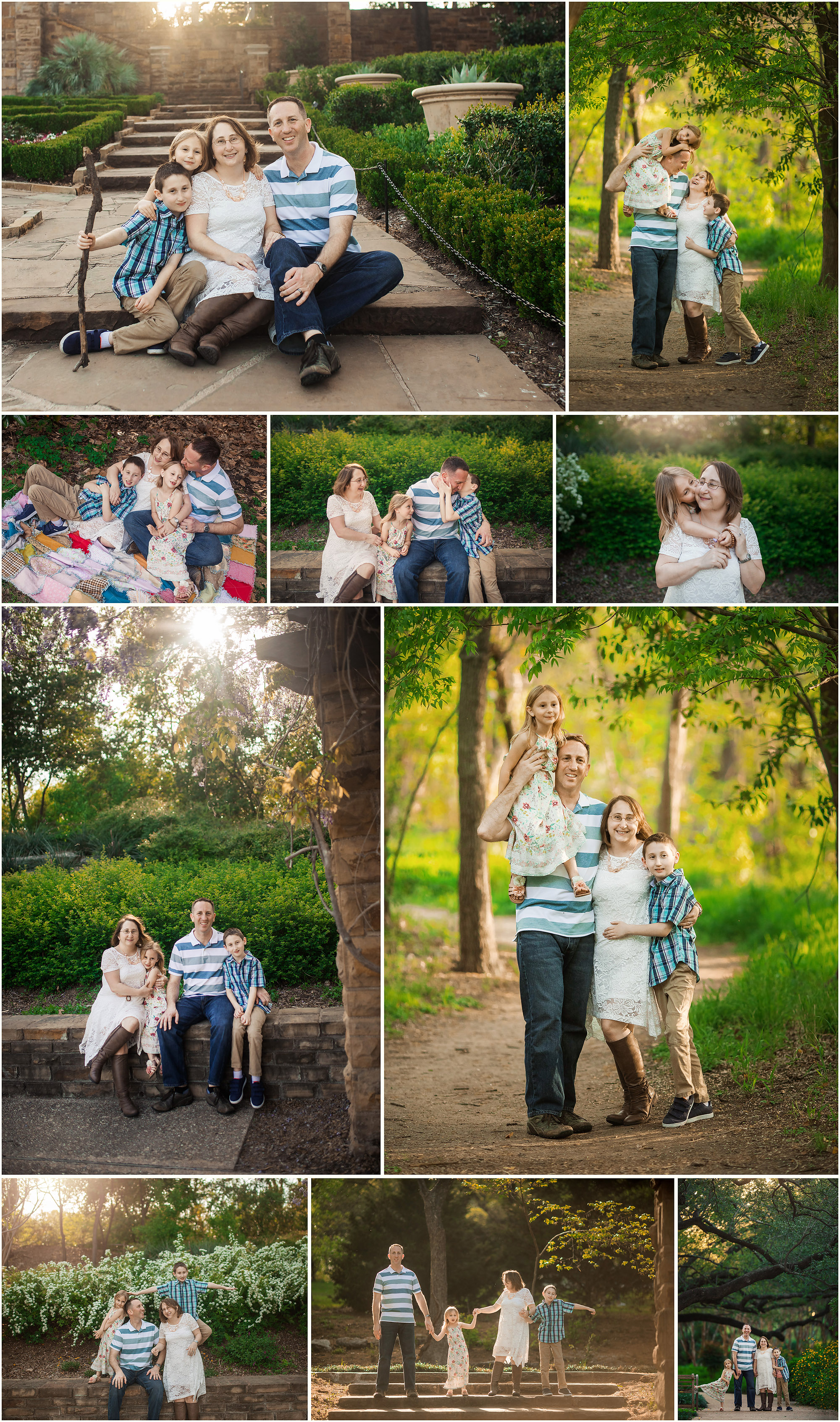 family spring photography portraits